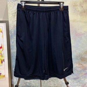 Nike dri-fit size small athletic shorts blue